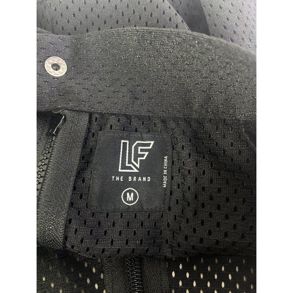 LF The Brand Black Mesh Mini Skirt See Through Zippers Womens Juniors Size M - Picture 6 of 12